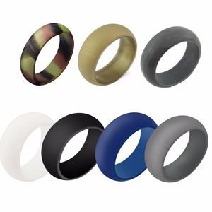 Men 7 Pack Silicone Wedding Ring Rubber Band